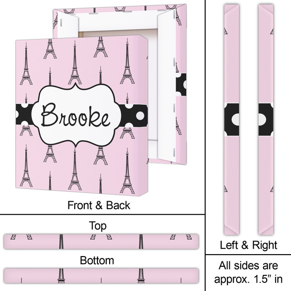 Eiffel Tower 20x24 - Canvas Print - Approval