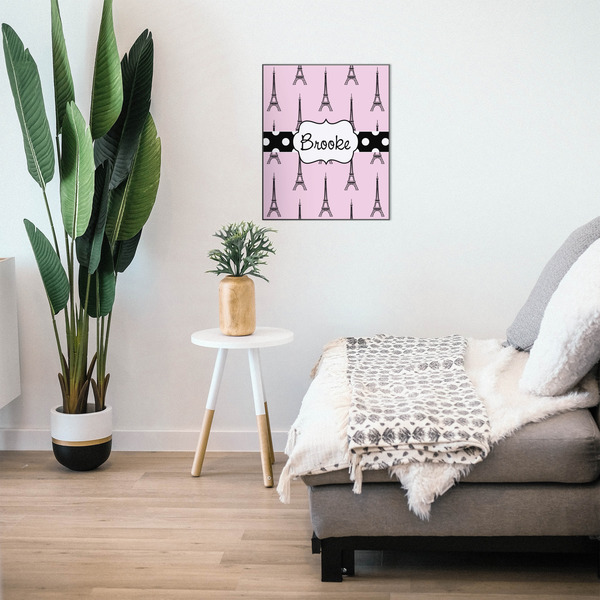 Eiffel Tower 20x24 Wood Print - In Context