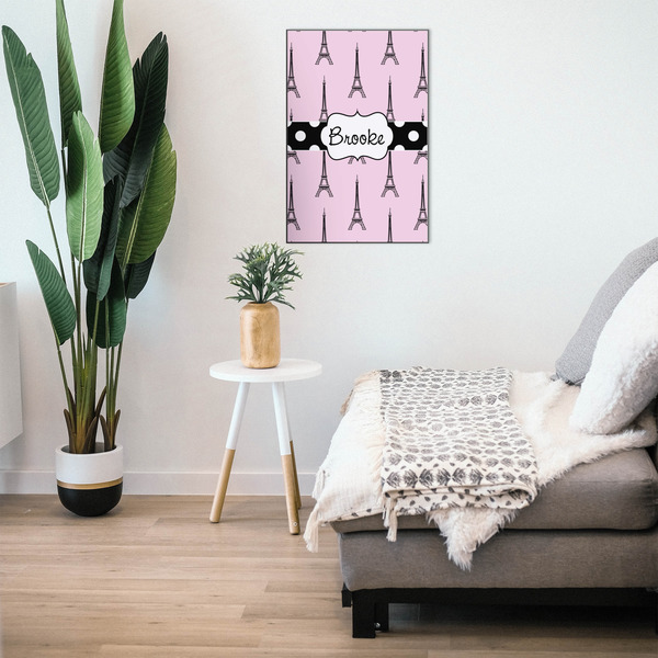 Eiffel Tower 20x30 Wood Print - In Context