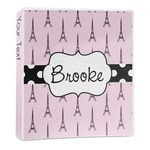 Eiffel Tower 3-Ring Binder - 1 inch (Personalized)