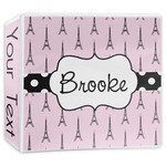 Eiffel Tower 3-Ring Binder - 3 inch (Personalized)