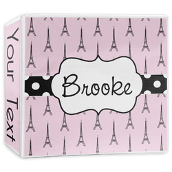 Eiffel Tower 3-Ring Binder - 3 inch (Personalized)