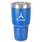 Eiffel Tower 30 oz Stainless Steel Ringneck Tumbler - Blue - Front