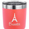 Eiffel Tower 30 oz Stainless Steel Ringneck Tumbler - Coral - CLOSE UP
