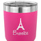 Eiffel Tower 30 oz Stainless Steel Ringneck Tumbler - Pink - CLOSE UP