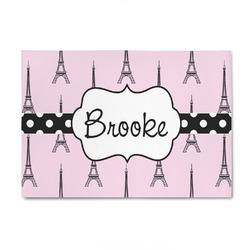 Eiffel Tower 4' x 6' Indoor Area Rug (Personalized)