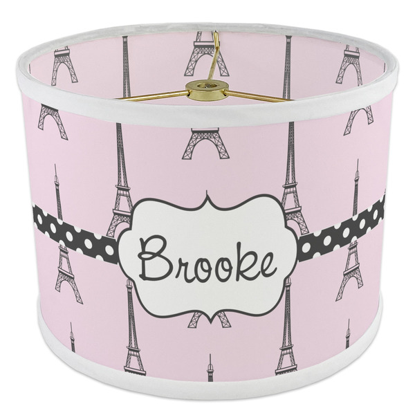 Eiffel Tower 8" Drum Lampshade - ANGLE Poly-Film