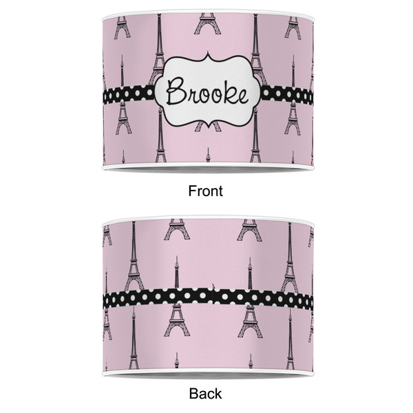 Eiffel Tower 8" Drum Lampshade - APPROVAL (Poly Film)