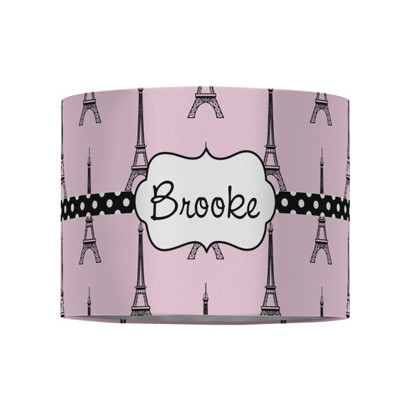 Eiffel Tower 8" Drum Lampshade - FRONT (Fabric)