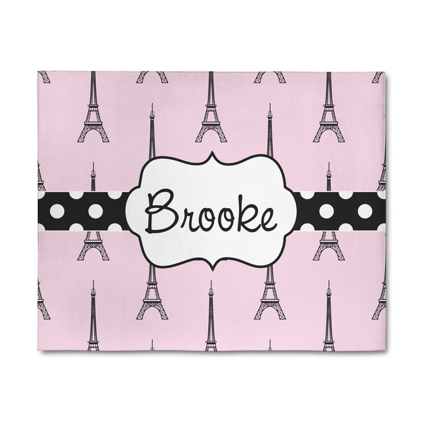 Custom Eiffel Tower 8' x 10' Indoor Area Rug (Personalized)