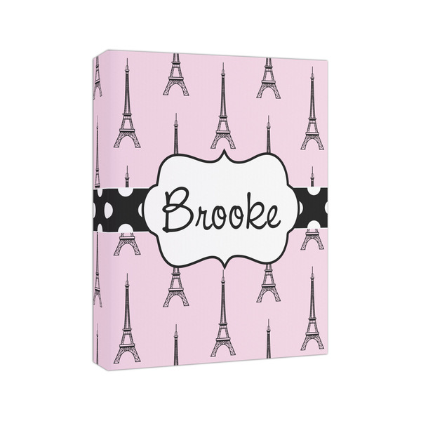 Eiffel Tower 8x10 - Canvas Print - Angled View