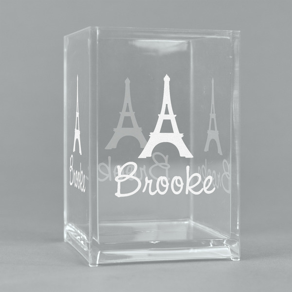 Custom Eiffel Tower Acrylic Pen Holder (Personalized)