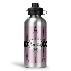 Eiffel Tower Water Bottles - 20 oz - Aluminum (Personalized)