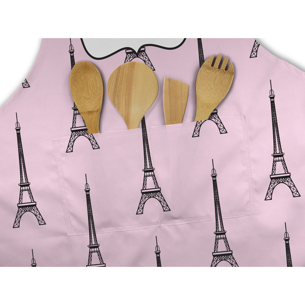 Eiffel Tower Apron - Pocket Detail with Props