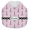 Eiffel Tower Jersey Knit Baby Bib w/ Name or Text