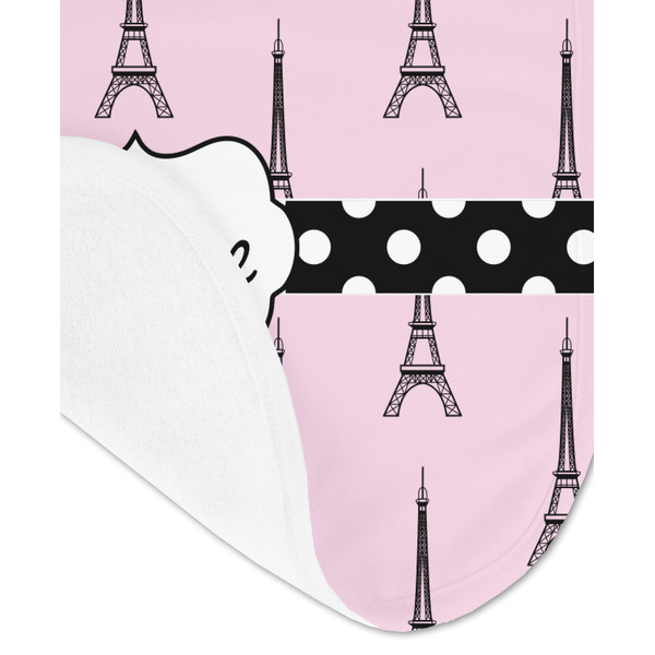 Eiffel Tower Baby Bib - AFT detail