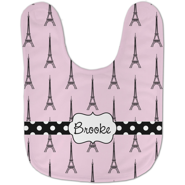 Eiffel Tower Baby Bib - AFT flat