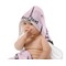 Eiffel Tower Baby Hooded Towel on Child