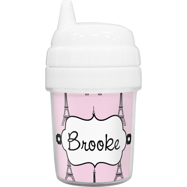 Custom Eiffel Tower Baby Sippy Cup (Personalized)