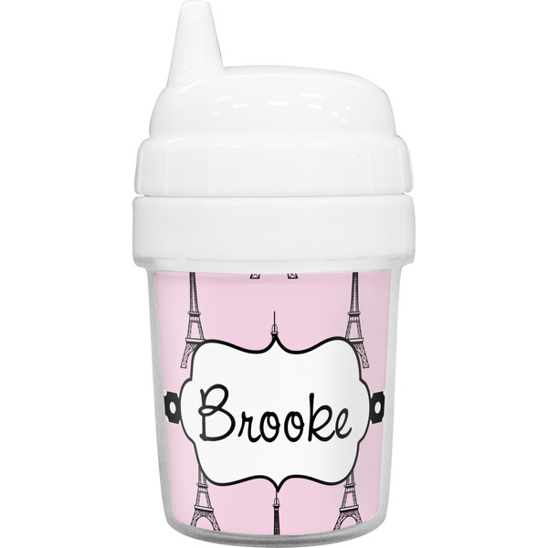 Custom Eiffel Tower Baby Sippy Cup (Personalized)