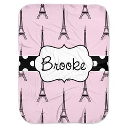 Eiffel Tower Baby Swaddling Blanket (Personalized)