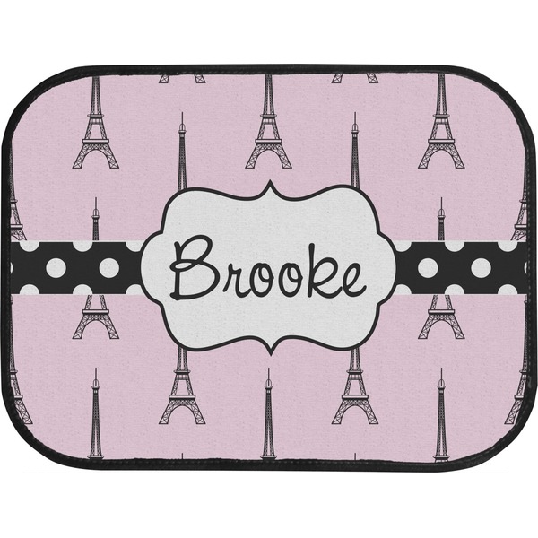 Eiffel Tower Custom Car Floor Mats (Back Seat)
