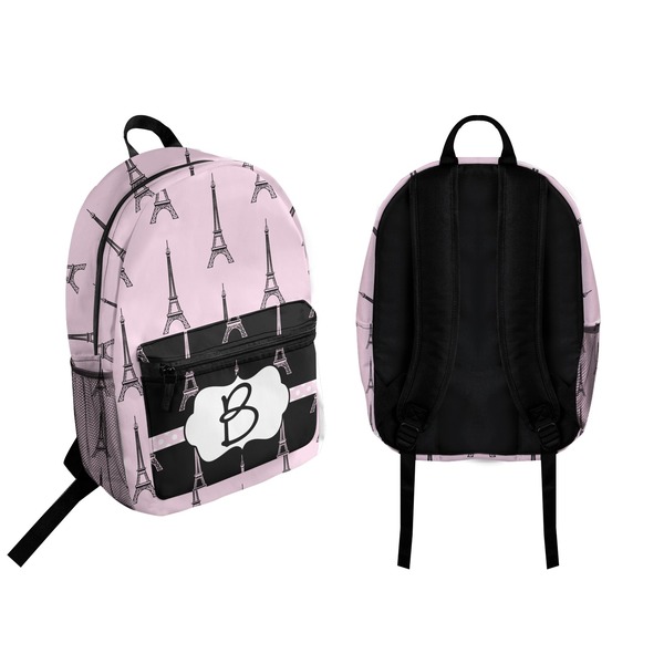 Eiffel Tower Backpack front and back - Apvl