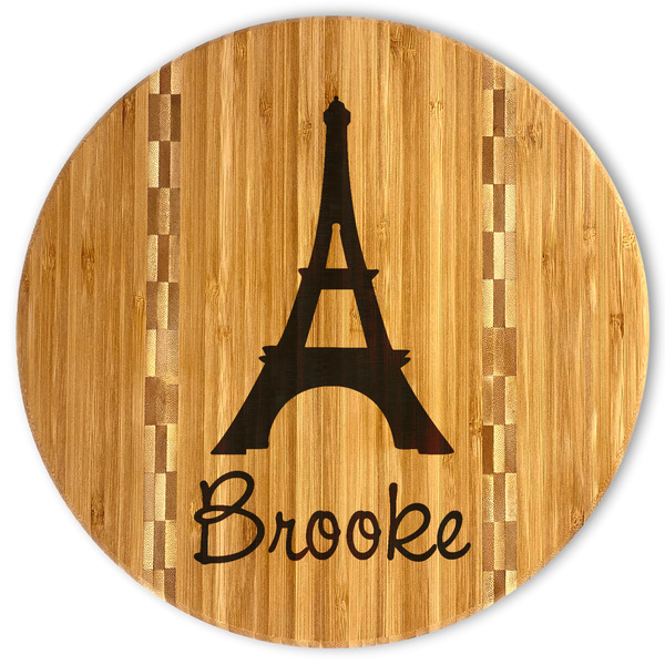 Custom Eiffel Tower Bamboo Cutting Board (Personalized)