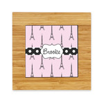 Eiffel Tower Bamboo Trivet with Ceramic Tile Insert (Personalized)