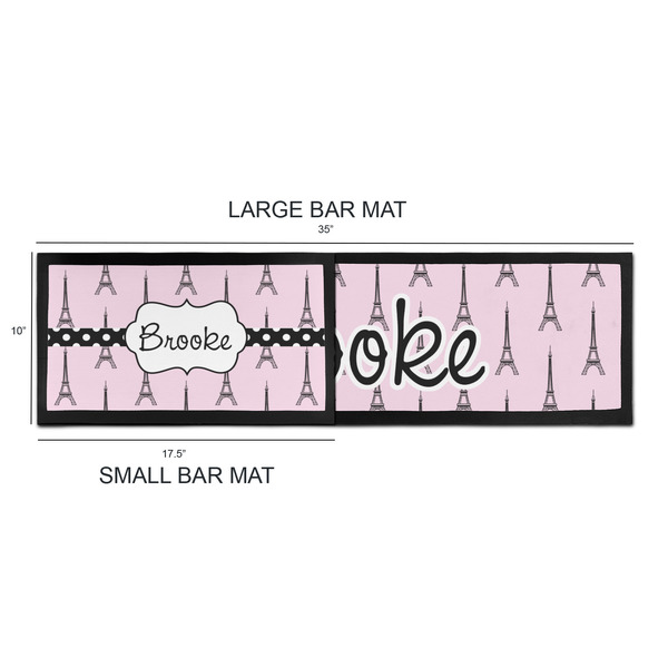 Eiffel Tower Bar Mats - Sizing Chart