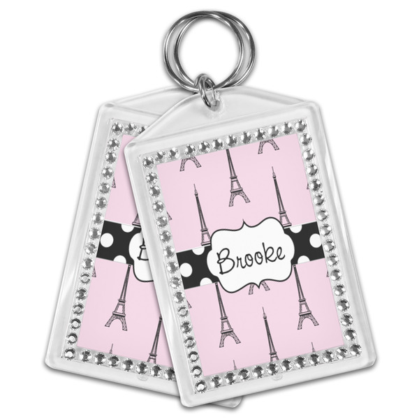 Eiffel Tower Bling Keychain - MAIN