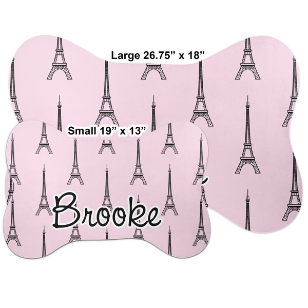 Eiffel Tower Bone Shaped Mat Comparison