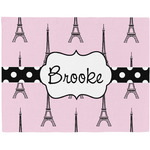 Eiffel Tower Woven Fabric Placemat - Twill w/ Name or Text