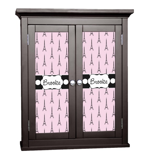 Custom Eiffel Tower Cabinet Decal - Large (Personalized)