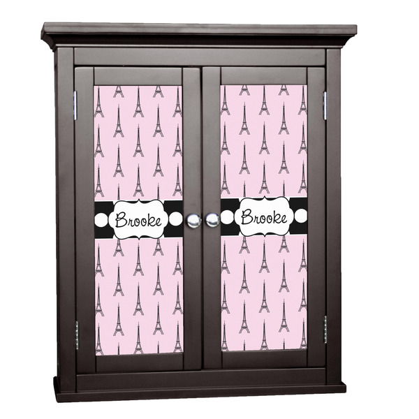 Custom Eiffel Tower Cabinet Decal - Large (Personalized)