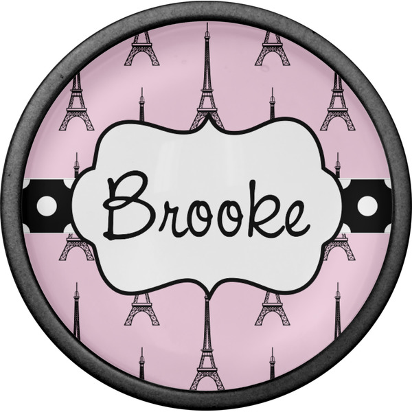 Eiffel Tower Cabinet Knob - Black - Front