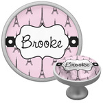 Eiffel Tower Cabinet Knob (Silver) (Personalized)