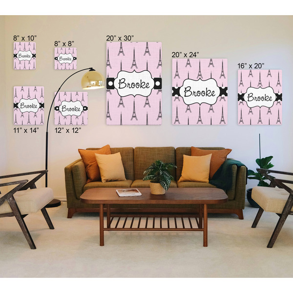 Eiffel Tower Canvas Prints - Multiple Sizes