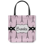 Eiffel Tower Canvas Tote Bag - Small - 13"x13" (Personalized)