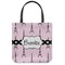 Eiffel Tower Canvas Tote Bag - Small - 13"x13" (Personalized)