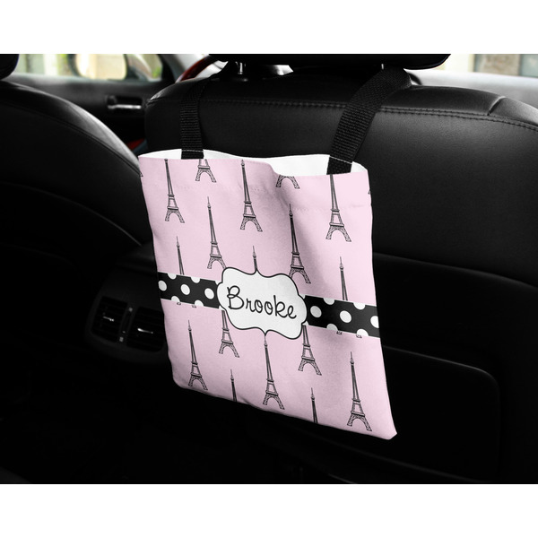 Eiffel Tower Car Bag - In Use