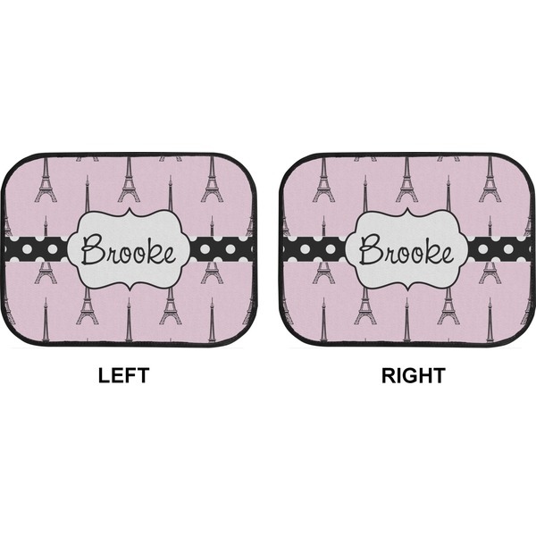 Eiffel Tower Car Floor Mats (Back Seat) (Approval)