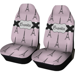 Eiffel Tower Car Seat Covers (Set of Two) (Personalized)