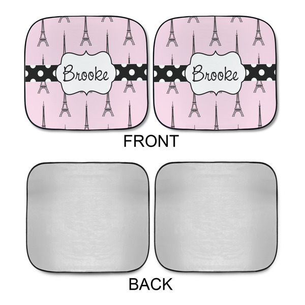Eiffel Tower Car Sun Shades - APPROVAL