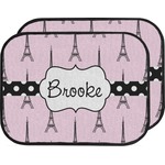 Eiffel Tower Car Floor Mats (Back Seat) (Personalized)