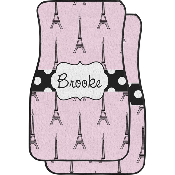 Eiffel Tower Custom Car Floor Mats (Front Seat)