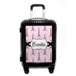 Eiffel Tower Carry On Hard Shell Suitcase (Personalized)