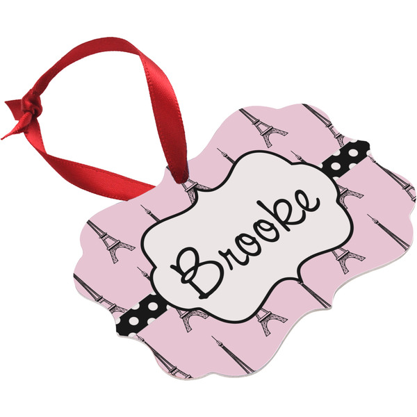 Eiffel Tower Christmas Ornament