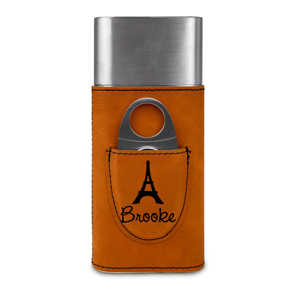 Eiffel Tower Cigar Case with Cutter - FRONT