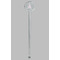 Eiffel Tower Clear Plastic 7" Stir Stick - Round - Single Stick